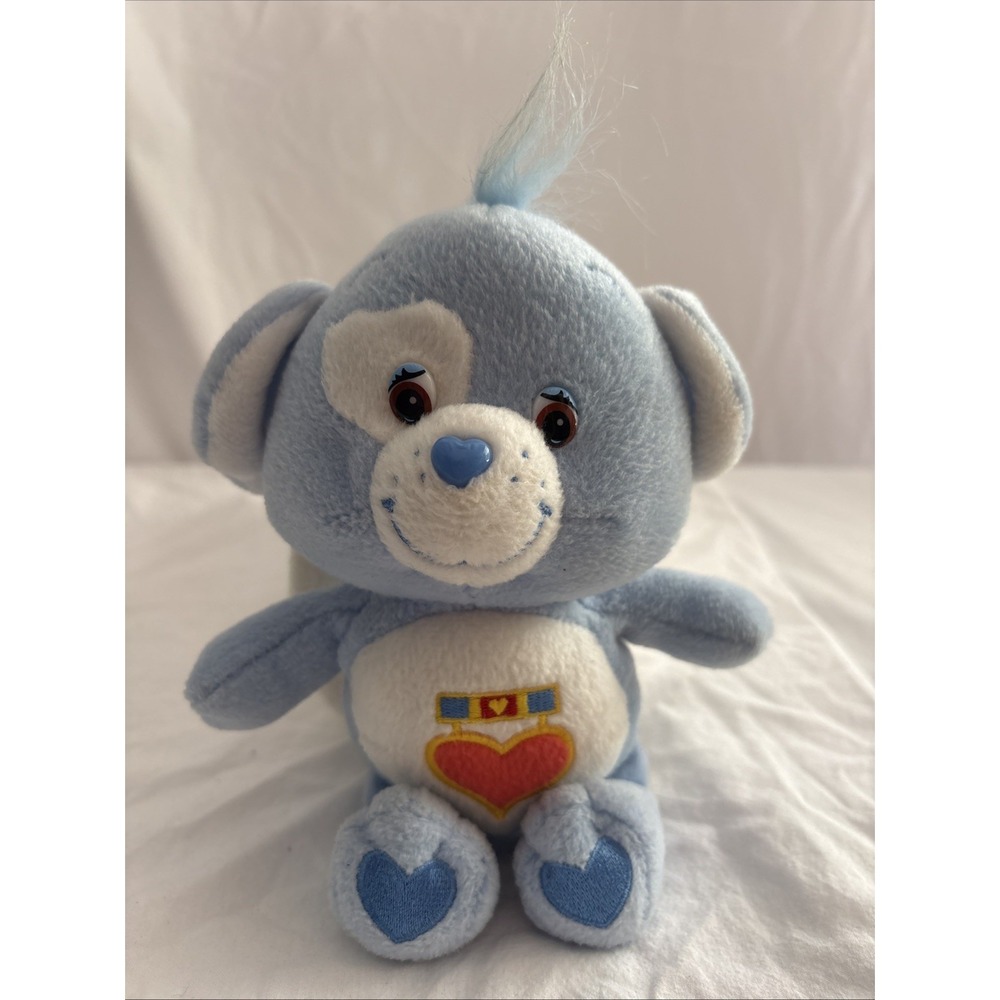Care Bear Cousins 8" Loyal Heart Dog Puppy Plush JAKKS Pacific 2003 Blue